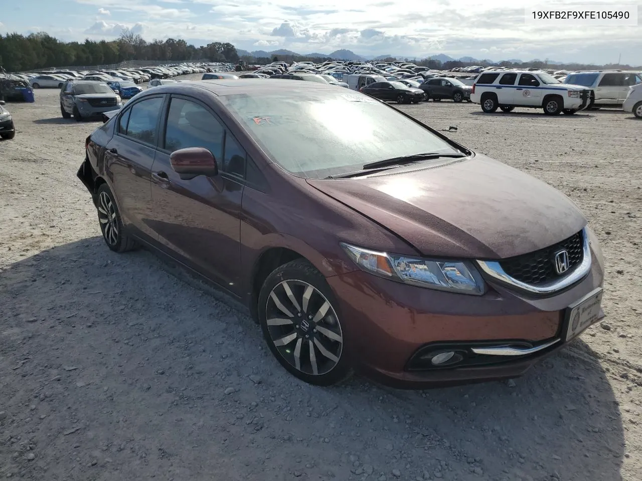 2015 Honda Civic Exl VIN: 19XFB2F9XFE105490 Lot: 79696914