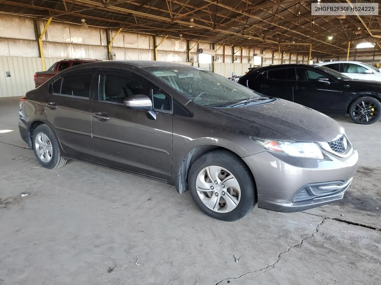 2015 Honda Civic Lx VIN: 2HGFB2F50FH524225 Lot: 80072164