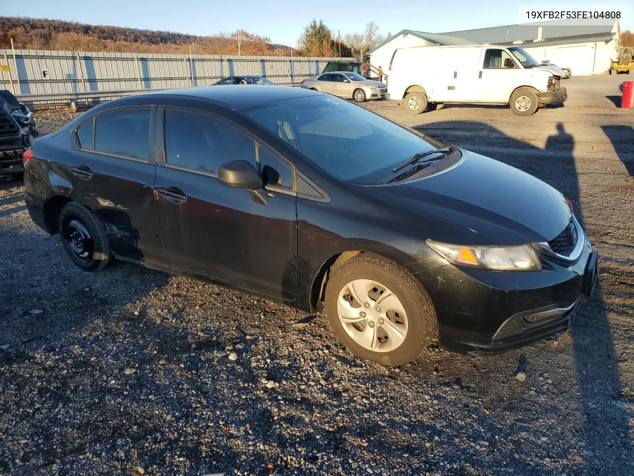 2015 Honda Civic Lx VIN: 19XFB2F53FE104808 Lot: 80223384