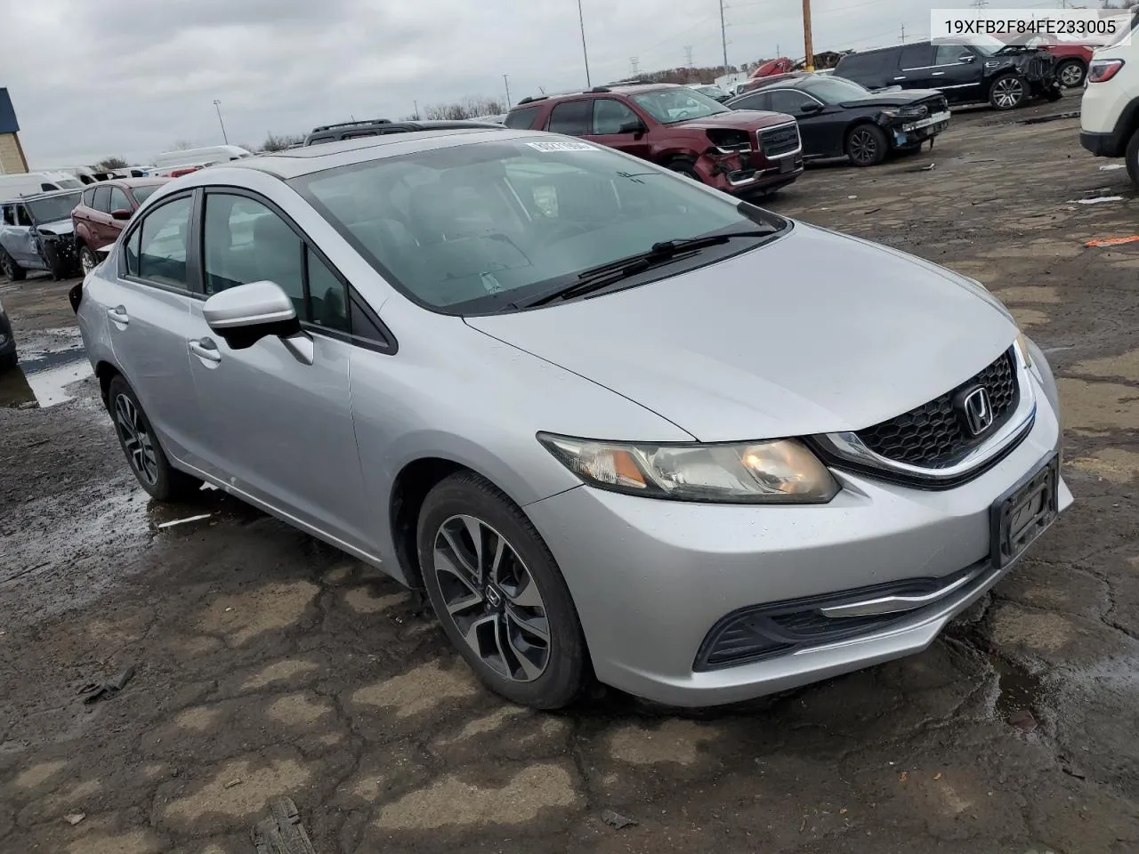 2015 Honda Civic Ex VIN: 19XFB2F84FE233005 Lot: 80271994