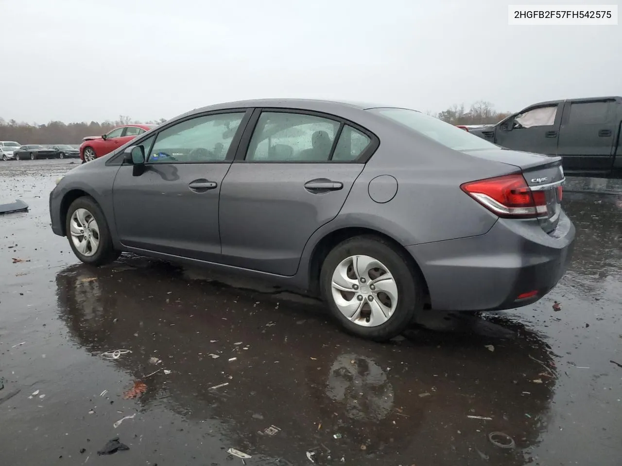 2015 Honda Civic Lx VIN: 2HGFB2F57FH542575 Lot: 80333114