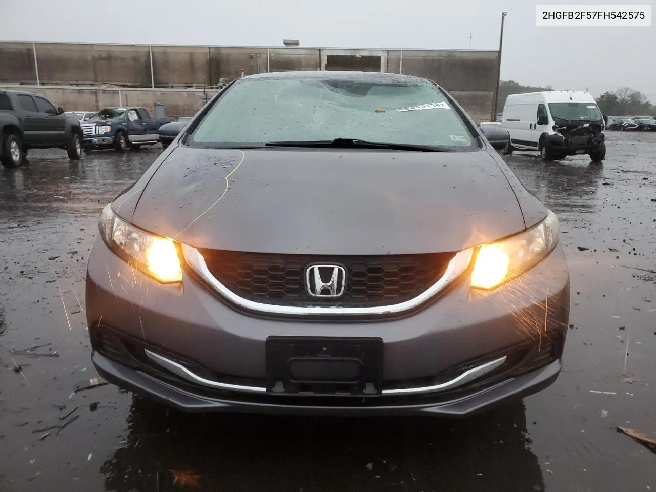 2015 Honda Civic Lx VIN: 2HGFB2F57FH542575 Lot: 80333114