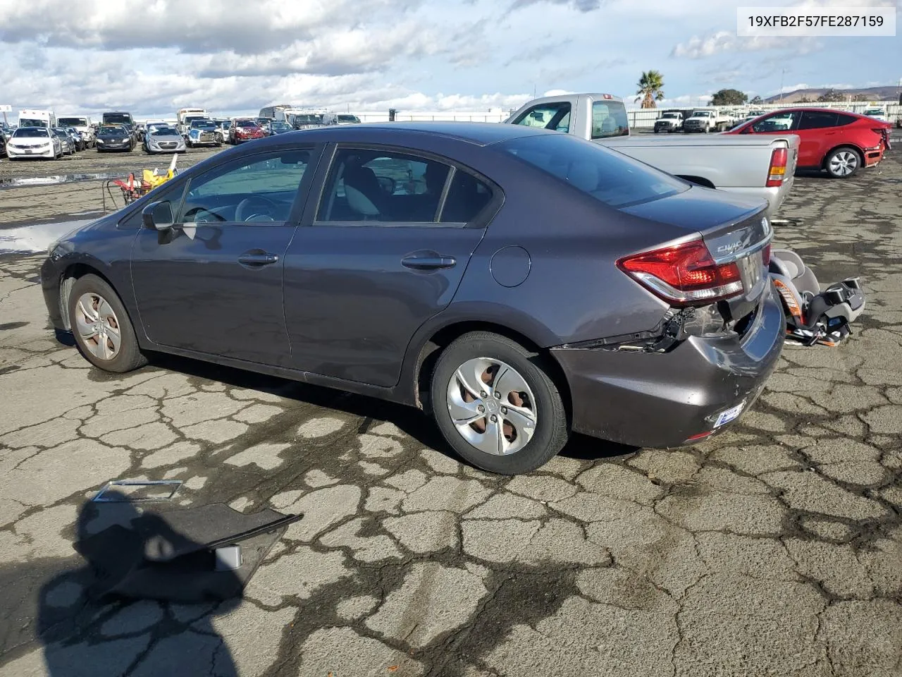 2015 Honda Civic Lx VIN: 19XFB2F57FE287159 Lot: 80345594