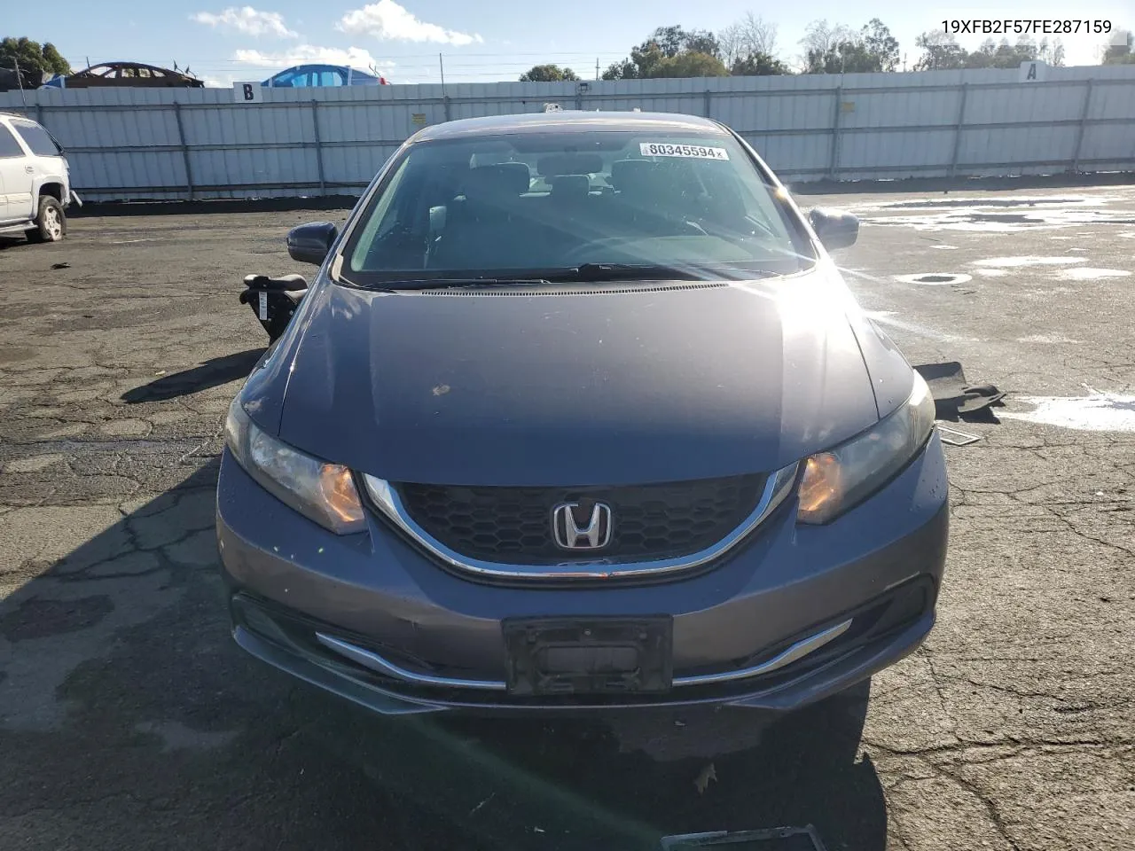 2015 Honda Civic Lx VIN: 19XFB2F57FE287159 Lot: 80345594