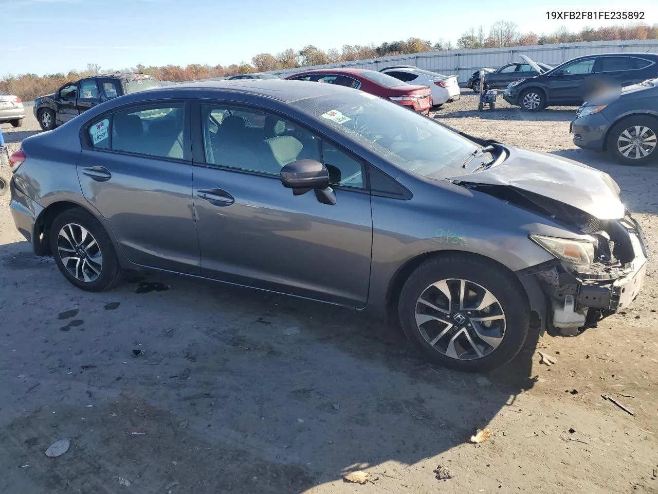 2015 Honda Civic Ex VIN: 19XFB2F81FE235892 Lot: 80347464