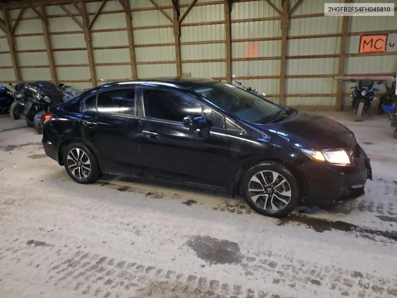 2015 Honda Civic Lx VIN: 2HGFB2F54FH045810 Lot: 81063804