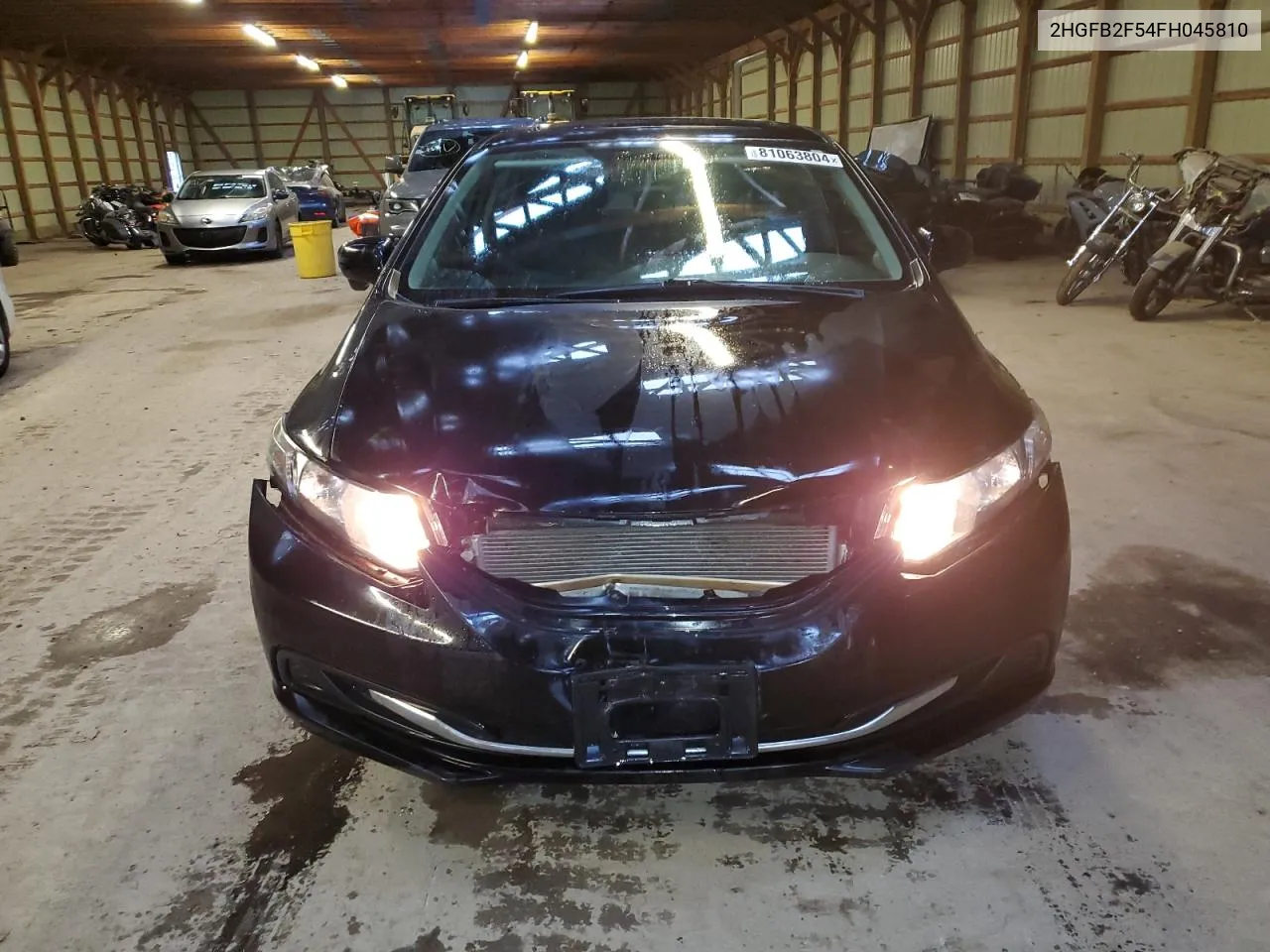 2015 Honda Civic Lx VIN: 2HGFB2F54FH045810 Lot: 81063804