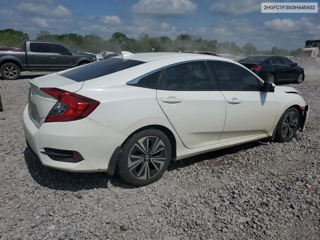 2016 Honda Civic Ex VIN: 2HGFC1F3XGH645402 Lot: 51561454