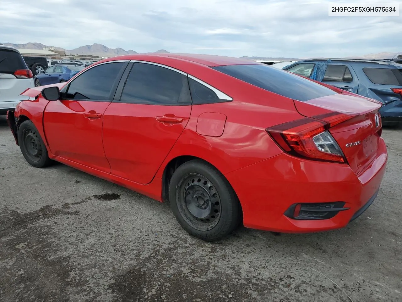 2HGFC2F5XGH575634 2016 Honda Civic Lx