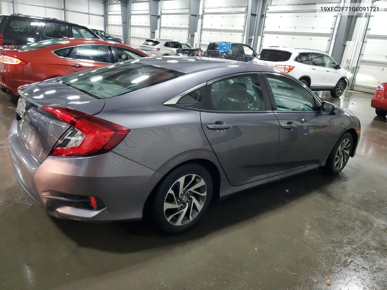 2016 Honda Civic Ex VIN: 19XFC2F71GE091721 Lot: 52391614