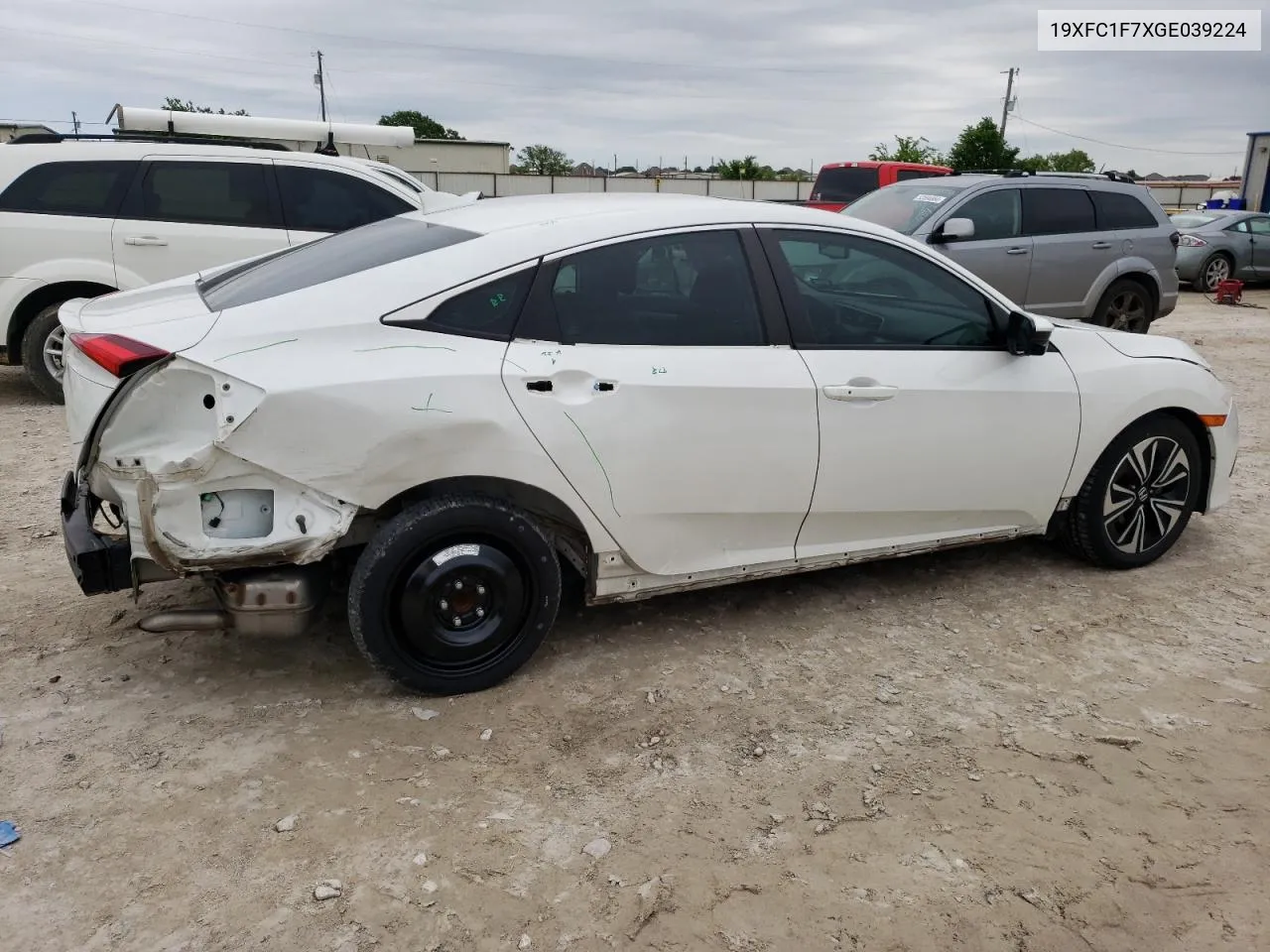 2016 Honda Civic Exl VIN: 19XFC1F7XGE039224 Lot: 53456594