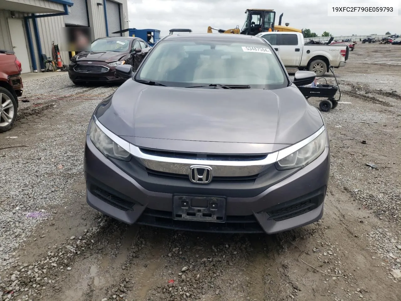 2016 Honda Civic Ex VIN: 19XFC2F79GE059793 Lot: 53487594