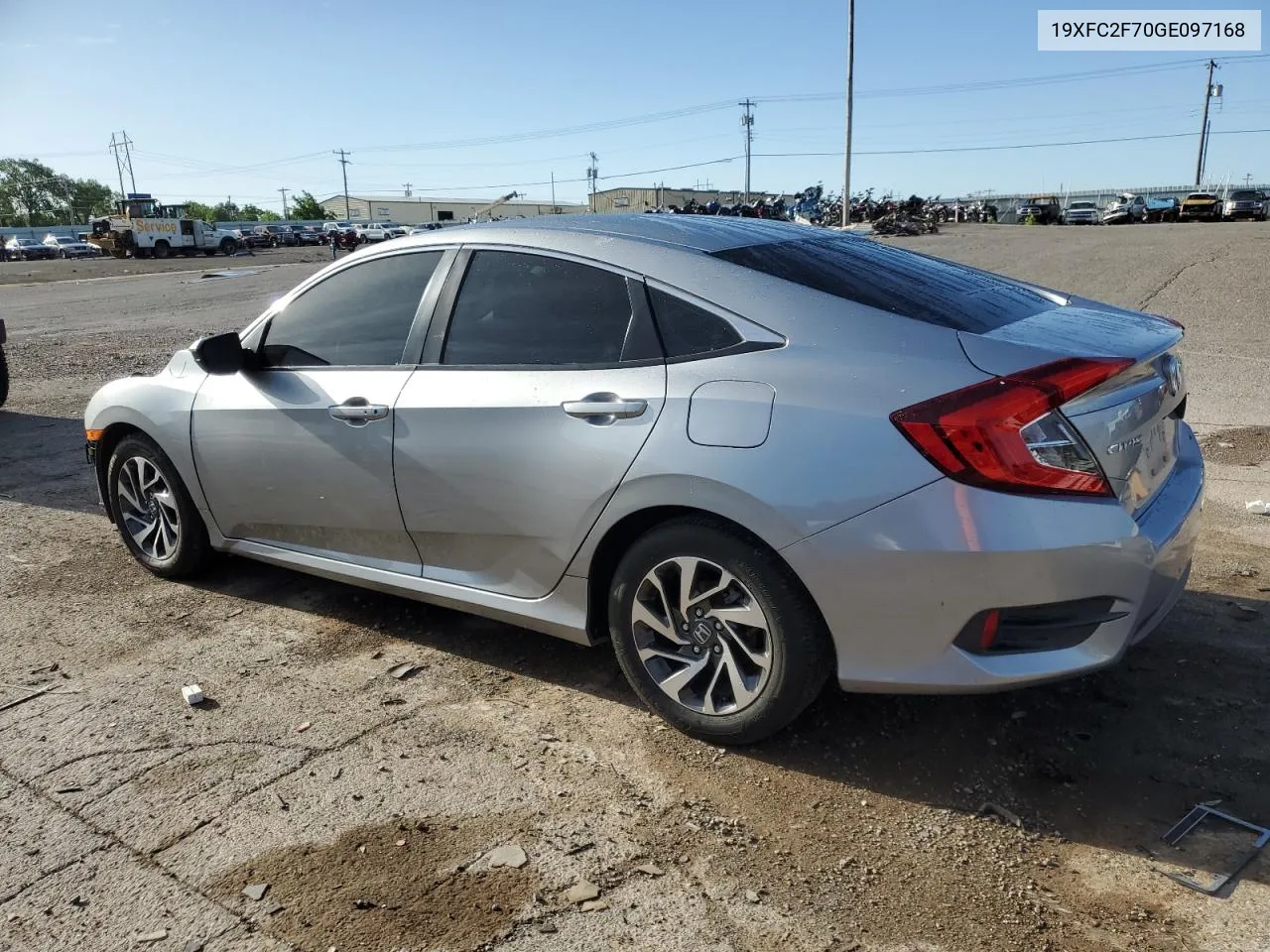 2016 Honda Civic Ex VIN: 19XFC2F70GE097168 Lot: 53851394