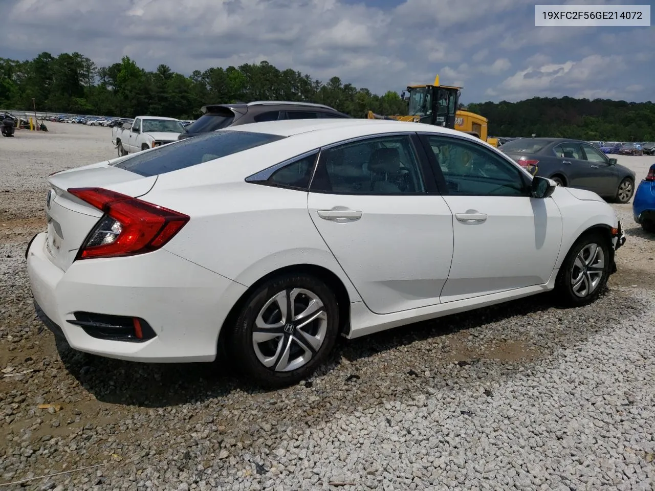 2016 Honda Civic Lx VIN: 19XFC2F56GE214072 Lot: 54233364