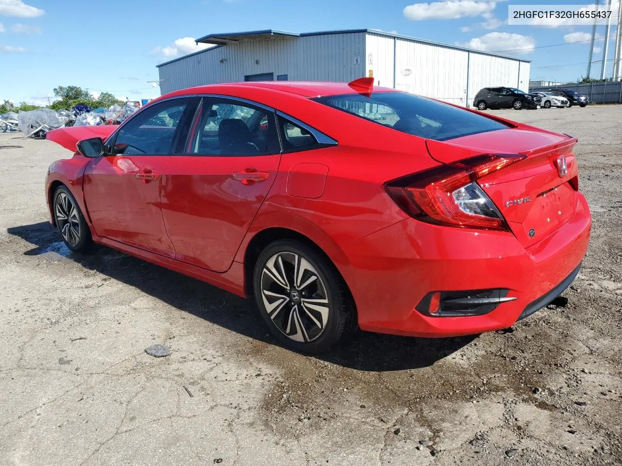 2016 Honda Civic Ex VIN: 2HGFC1F32GH655437 Lot: 57319284