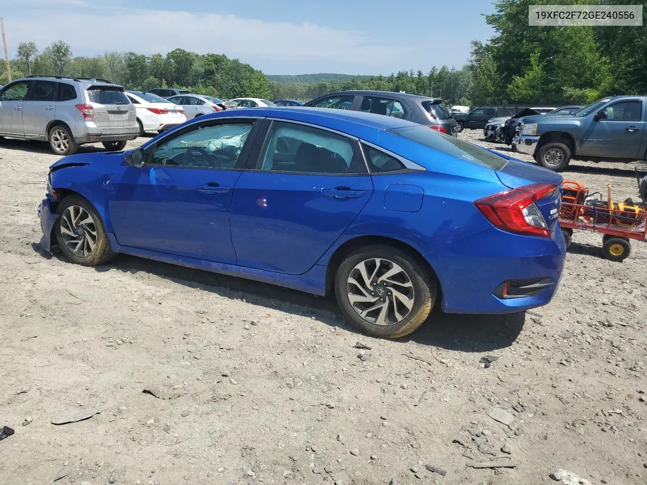 2016 Honda Civic Ex VIN: 19XFC2F72GE240556 Lot: 59311024