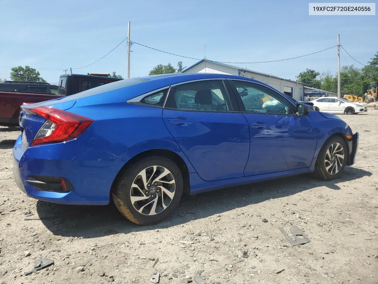 2016 Honda Civic Ex VIN: 19XFC2F72GE240556 Lot: 59311024