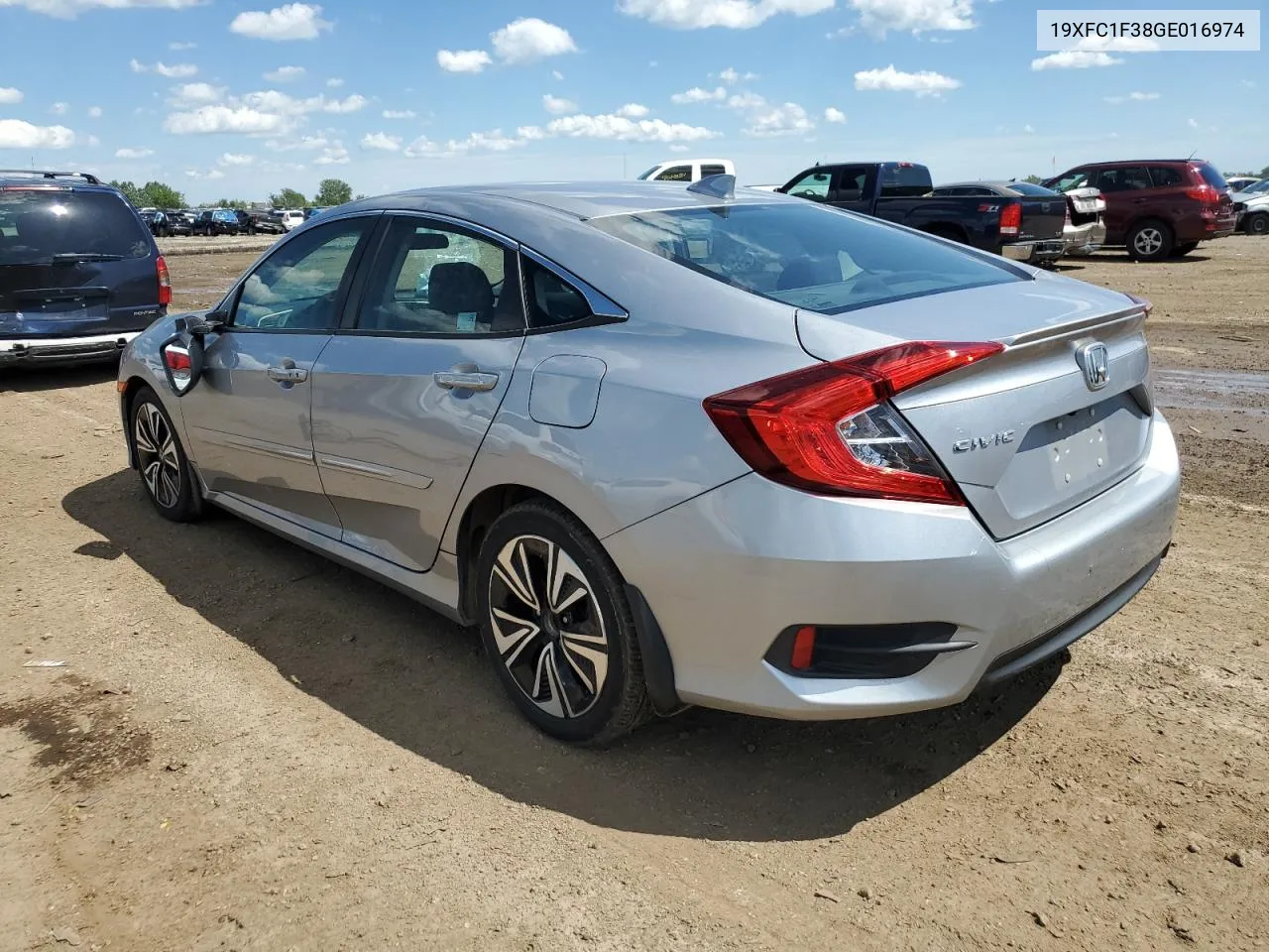 2016 Honda Civic Ex VIN: 19XFC1F38GE016974 Lot: 60622454