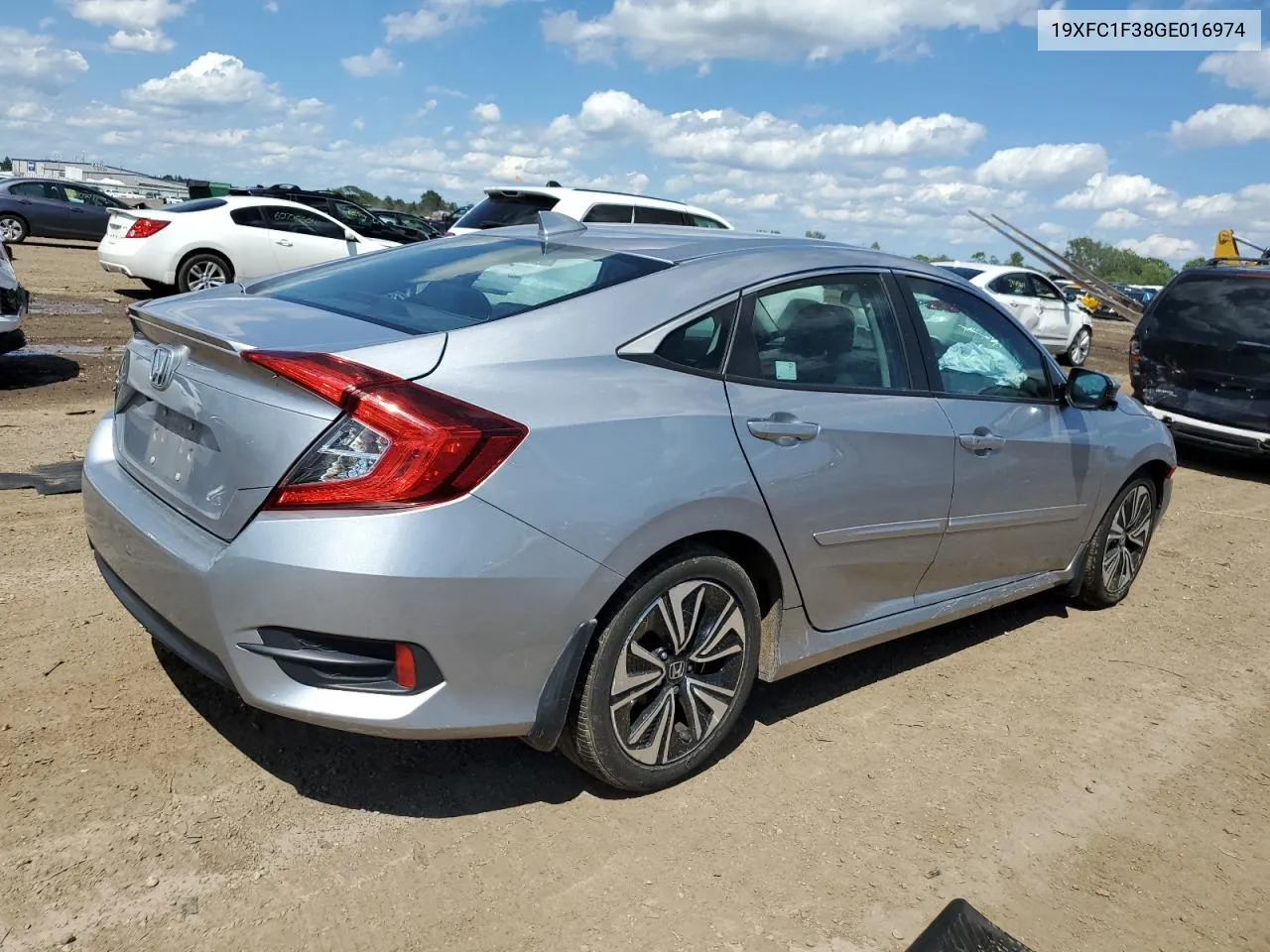 2016 Honda Civic Ex VIN: 19XFC1F38GE016974 Lot: 60622454