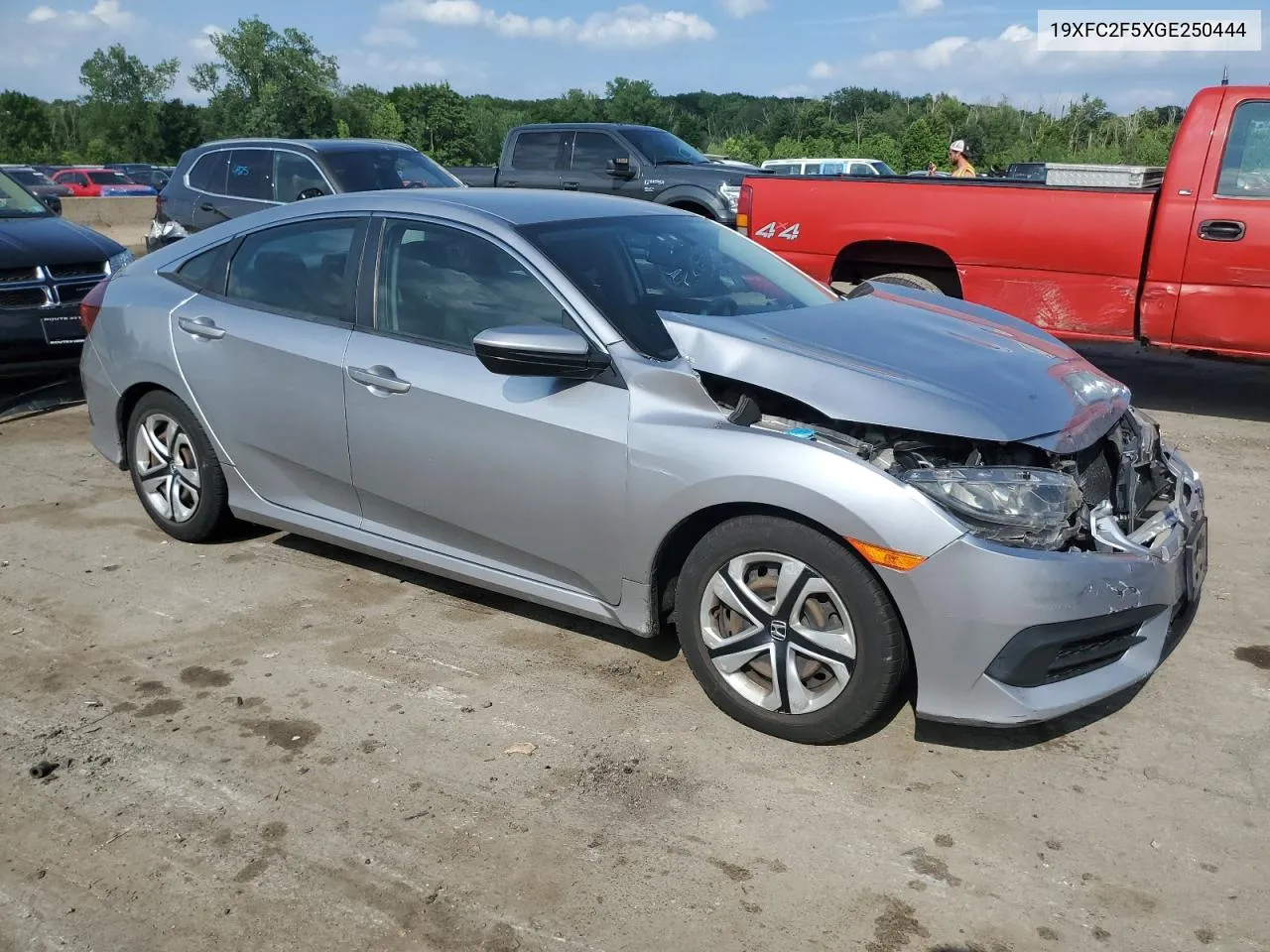 2016 Honda Civic Lx VIN: 19XFC2F5XGE250444 Lot: 62622284