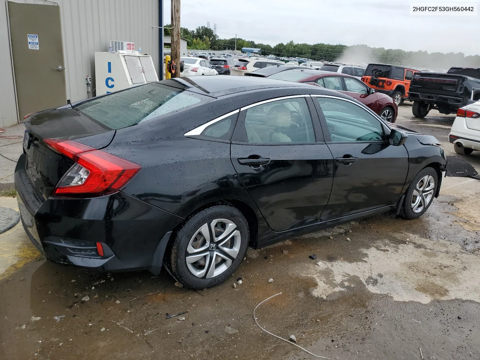 2016 Honda Civic Lx VIN: 2HGFC2F53GH560442 Lot: 66698264