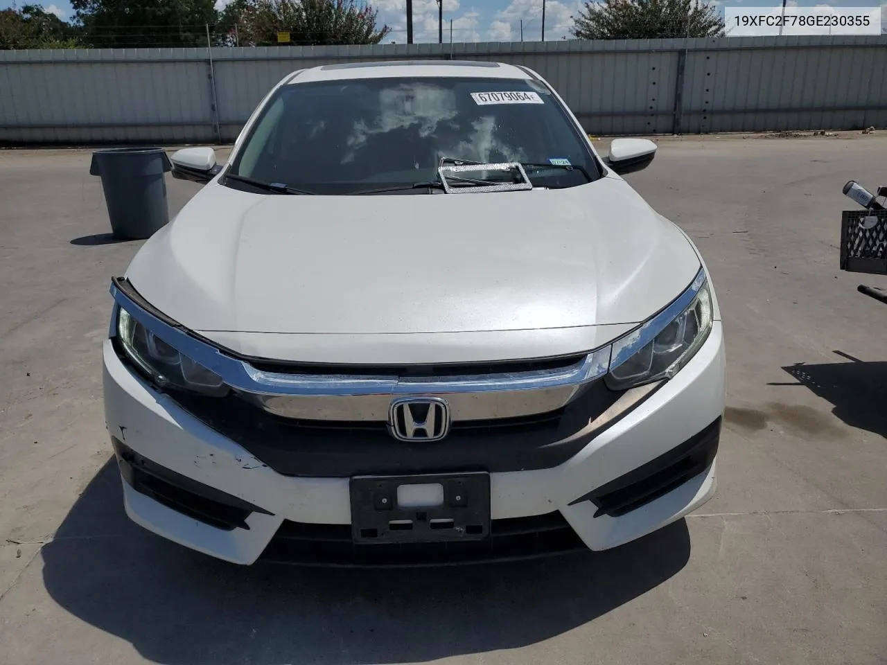 19XFC2F78GE230355 2016 Honda Civic Ex