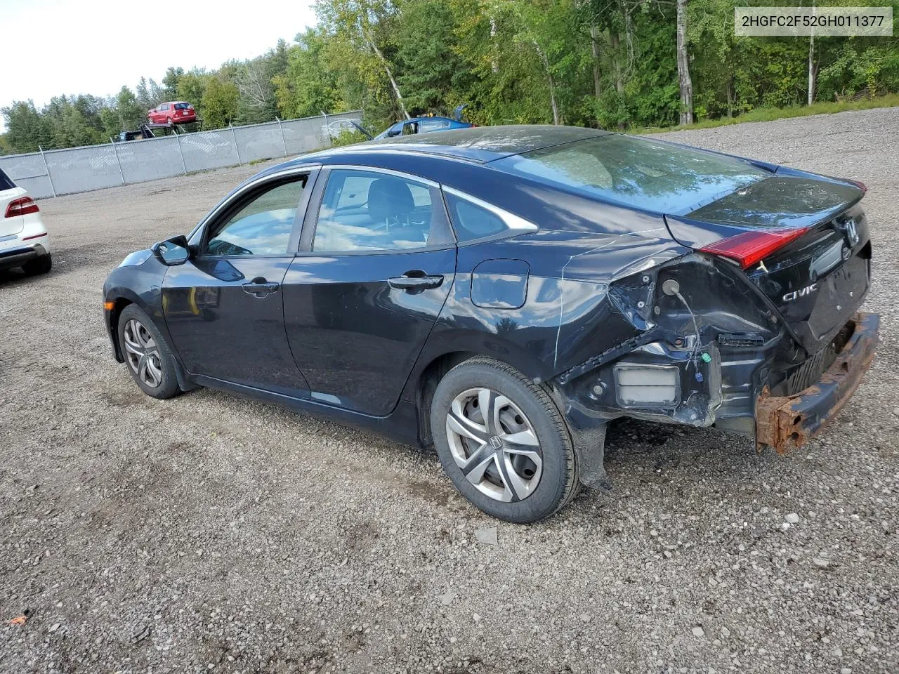 2016 Honda Civic Lx VIN: 2HGFC2F52GH011377 Lot: 68190614