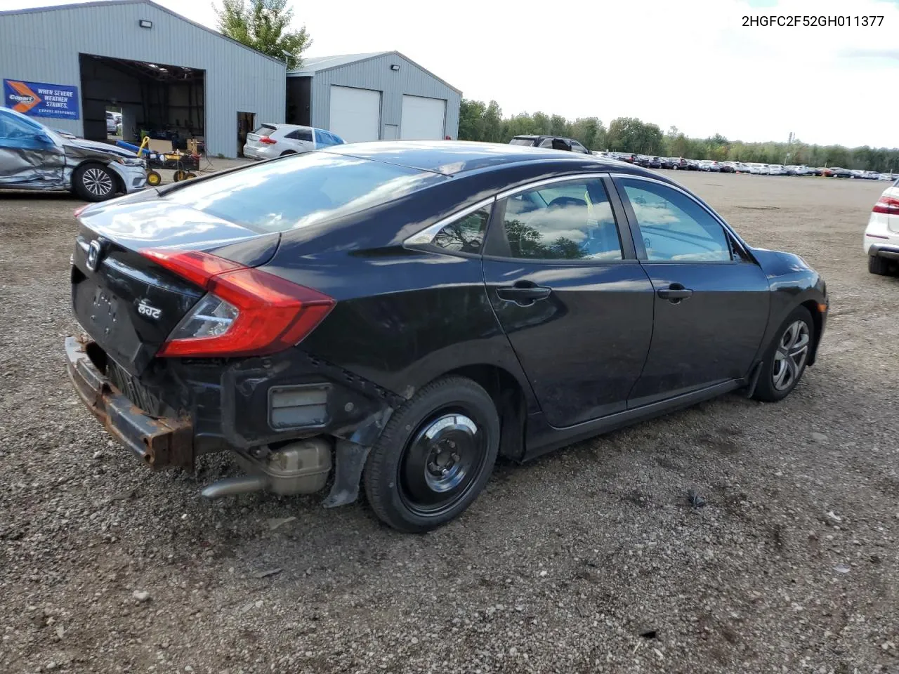 2016 Honda Civic Lx VIN: 2HGFC2F52GH011377 Lot: 68190614