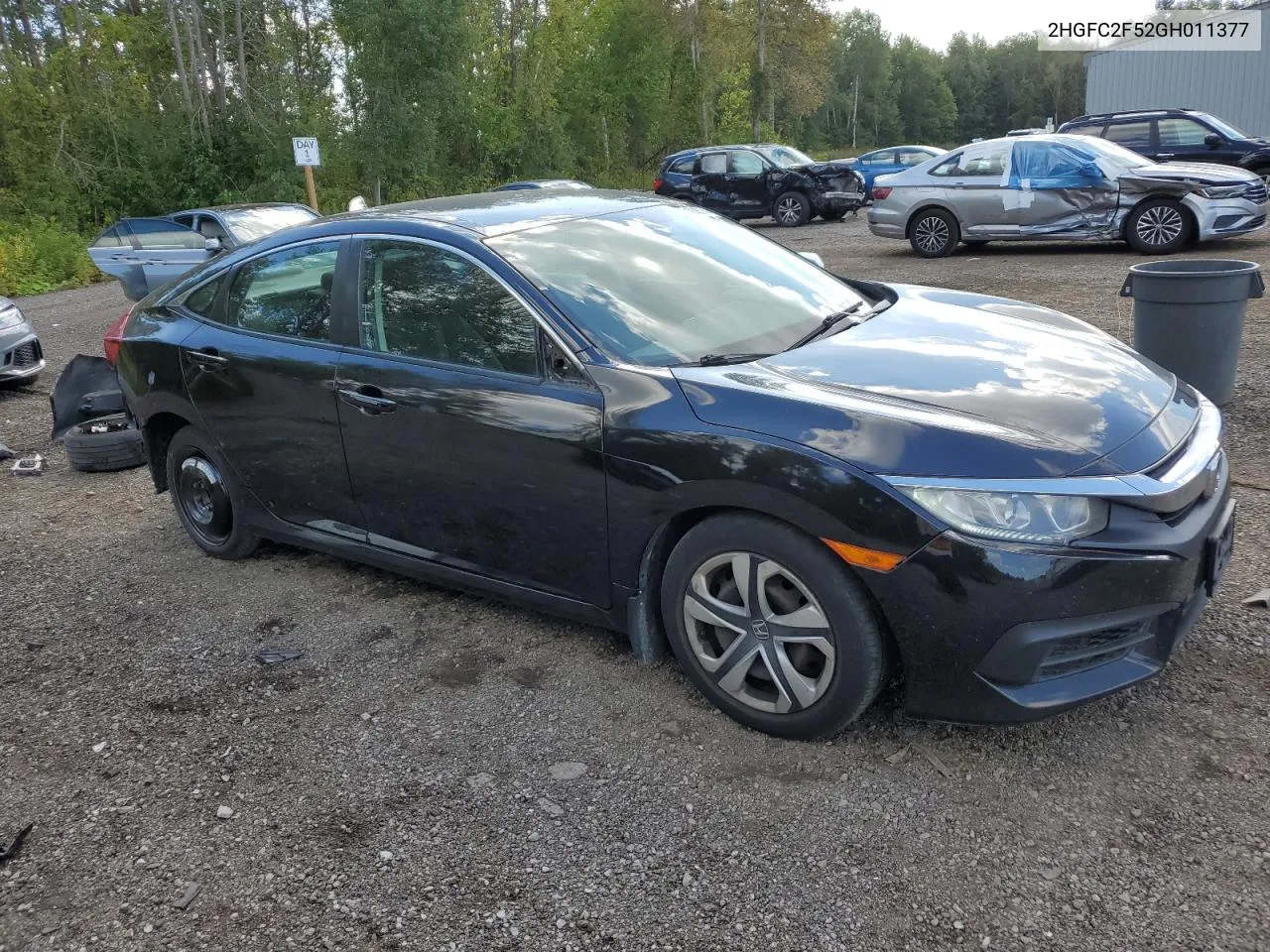 2016 Honda Civic Lx VIN: 2HGFC2F52GH011377 Lot: 68190614