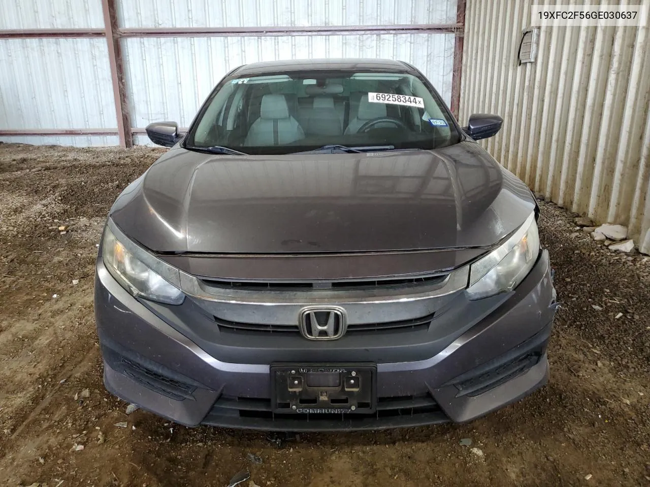 2016 Honda Civic Lx VIN: 19XFC2F56GE030637 Lot: 69258344