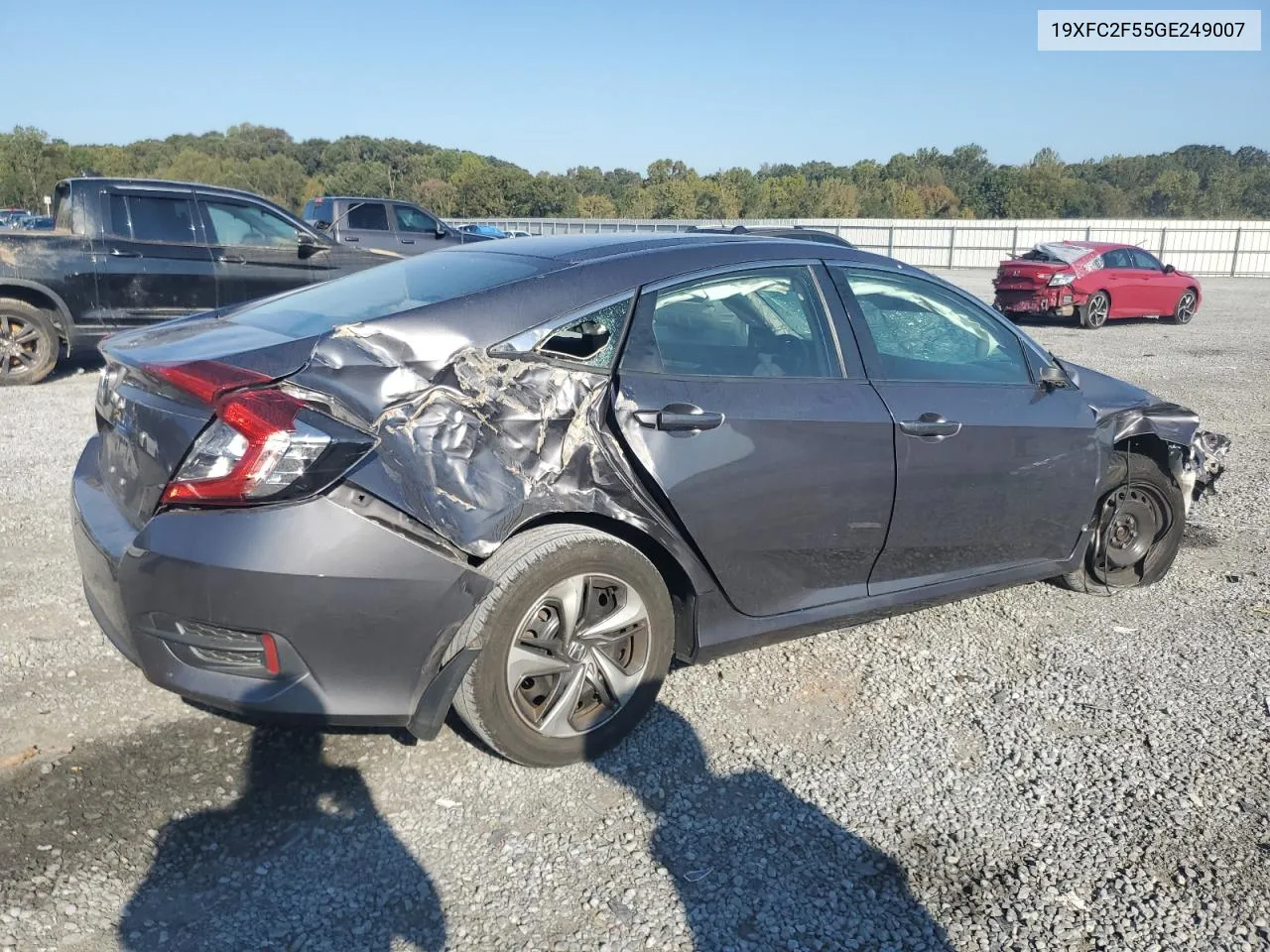 2016 Honda Civic Lx VIN: 19XFC2F55GE249007 Lot: 69287224