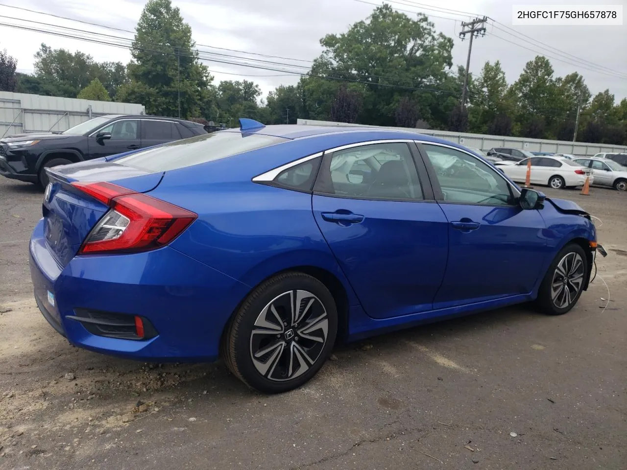 2HGFC1F75GH657878 2016 Honda Civic Exl