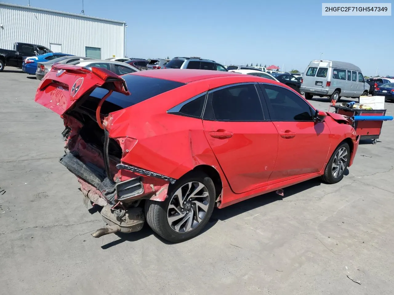 2HGFC2F71GH547349 2016 Honda Civic Ex