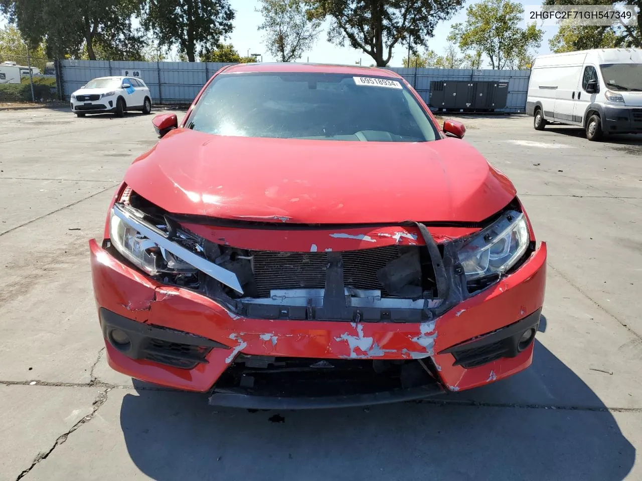 2HGFC2F71GH547349 2016 Honda Civic Ex