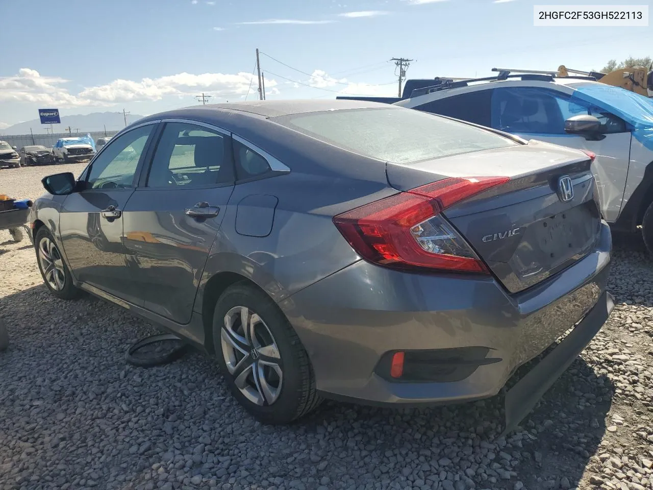 2HGFC2F53GH522113 2016 Honda Civic Lx