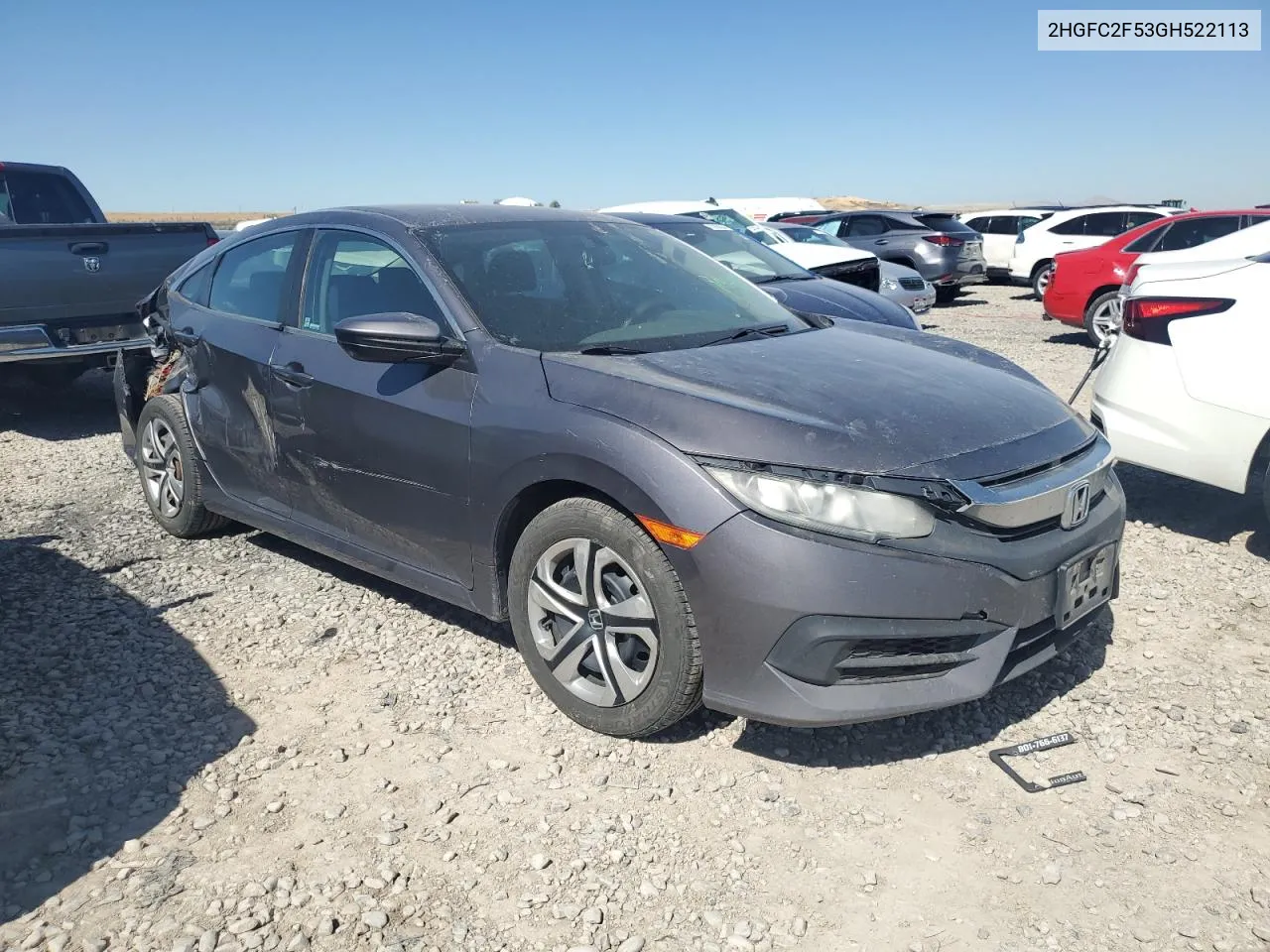 2HGFC2F53GH522113 2016 Honda Civic Lx