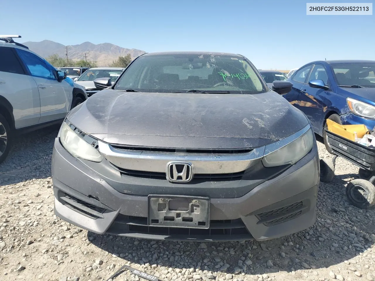 2HGFC2F53GH522113 2016 Honda Civic Lx