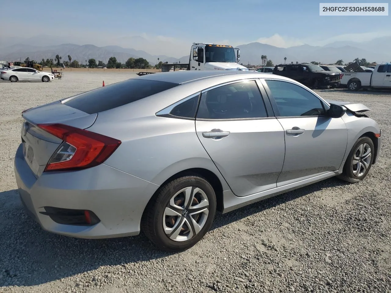 2016 Honda Civic Lx VIN: 2HGFC2F53GH558688 Lot: 70895374