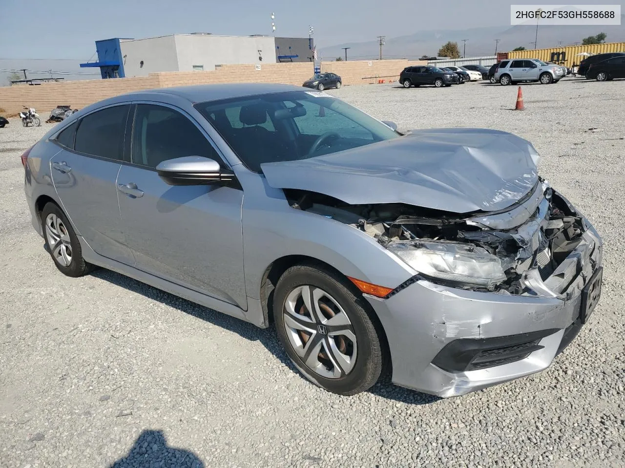 2016 Honda Civic Lx VIN: 2HGFC2F53GH558688 Lot: 70895374