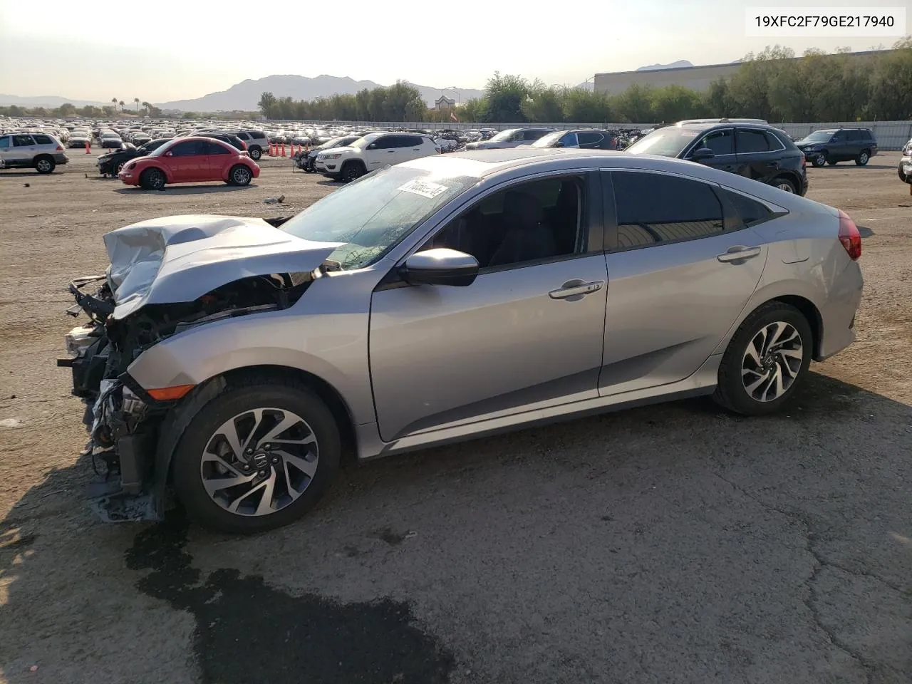 2016 Honda Civic Ex VIN: 19XFC2F79GE217940 Lot: 71056904