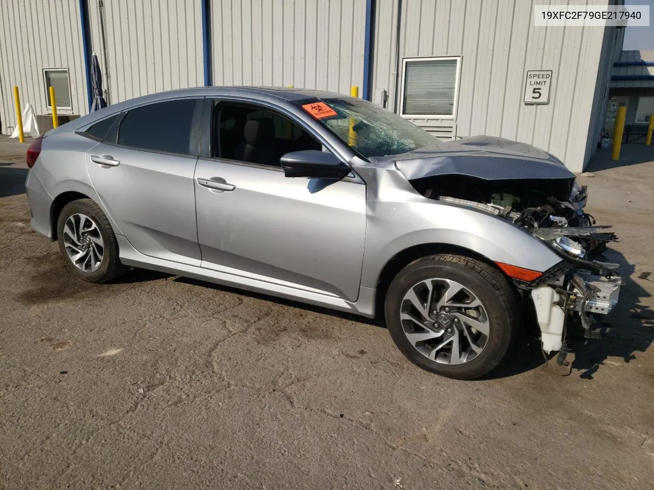 2016 Honda Civic Ex VIN: 19XFC2F79GE217940 Lot: 71056904