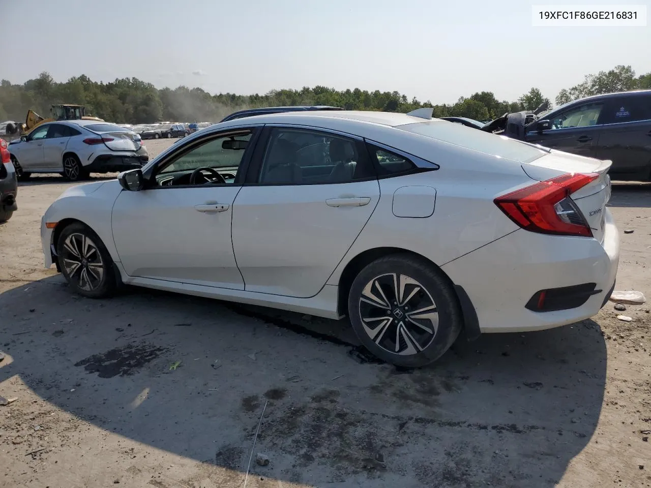 2016 Honda Civic Ex VIN: 19XFC1F86GE216831 Lot: 71444234