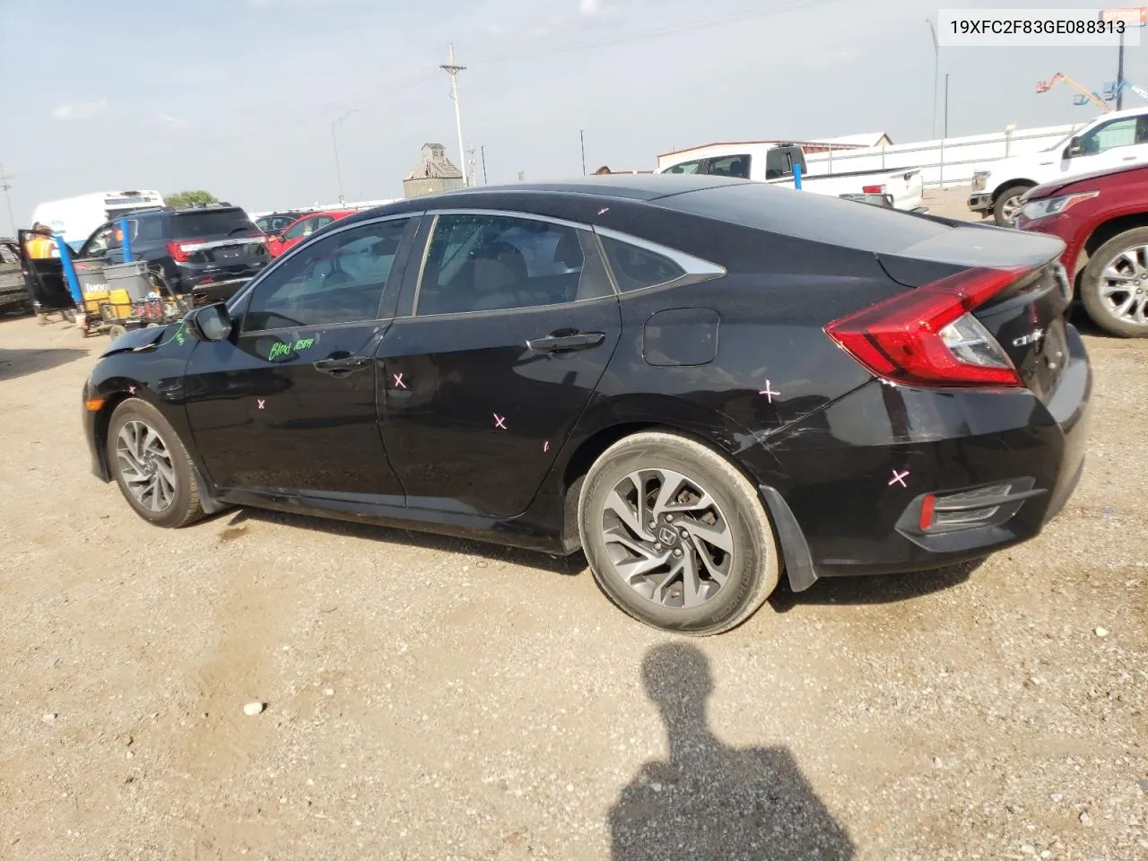 2016 Honda Civic Ex VIN: 19XFC2F83GE088313 Lot: 71583414