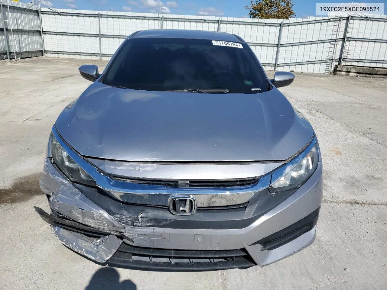 19XFC2F5XGE095524 2016 Honda Civic Lx