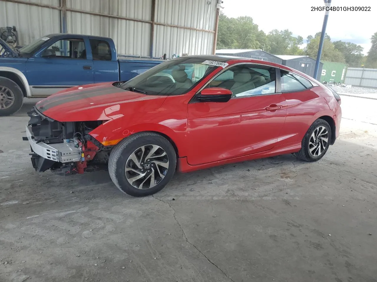 2016 Honda Civic Lx VIN: 2HGFC4B01GH309022 Lot: 71827694