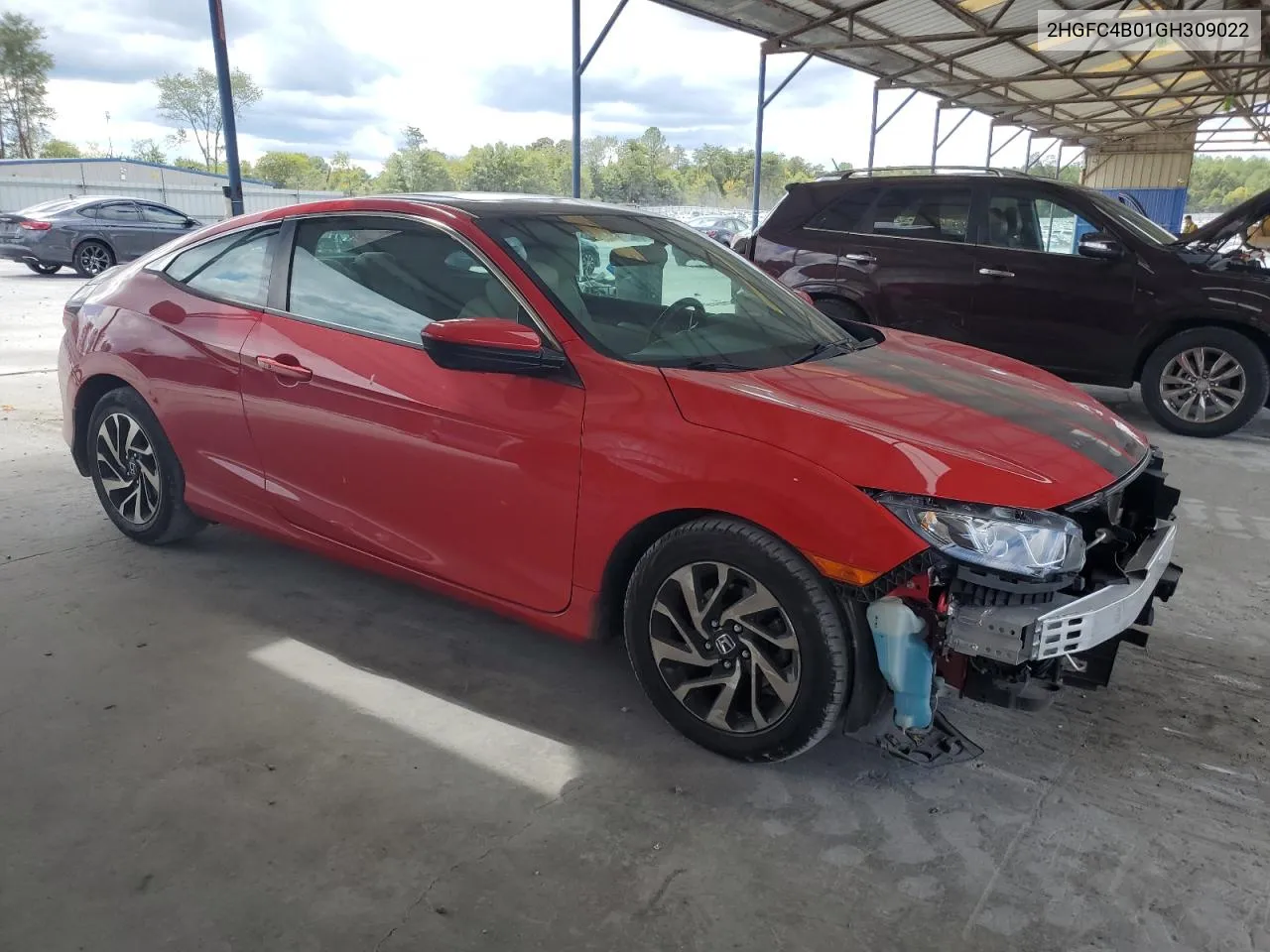 2016 Honda Civic Lx VIN: 2HGFC4B01GH309022 Lot: 71827694