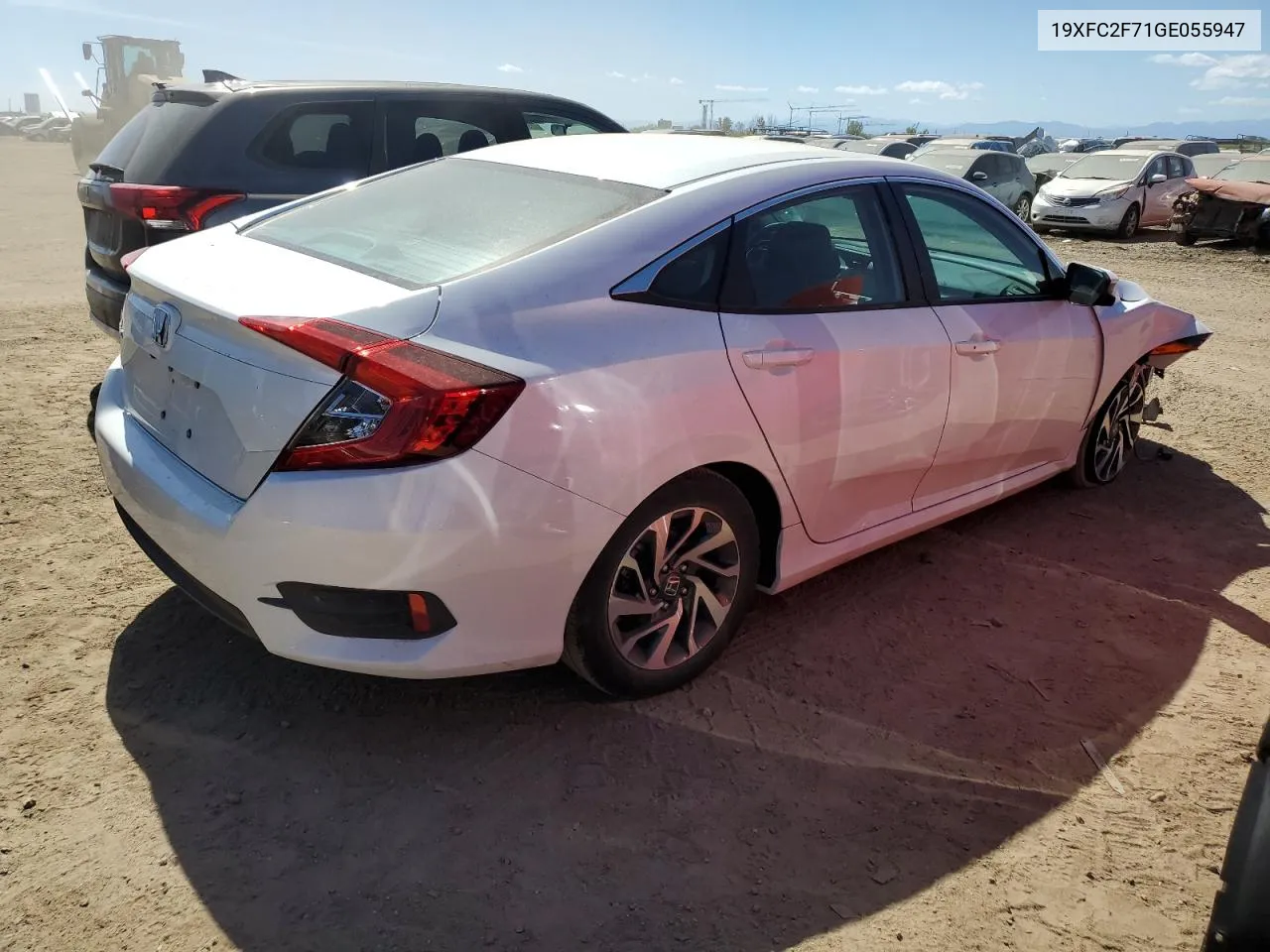 19XFC2F71GE055947 2016 Honda Civic Ex