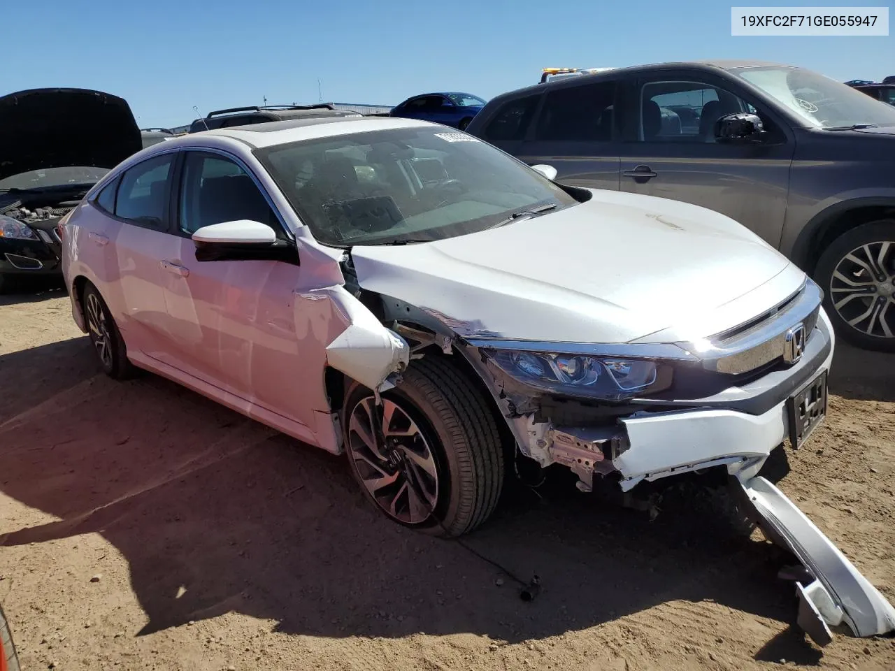 19XFC2F71GE055947 2016 Honda Civic Ex