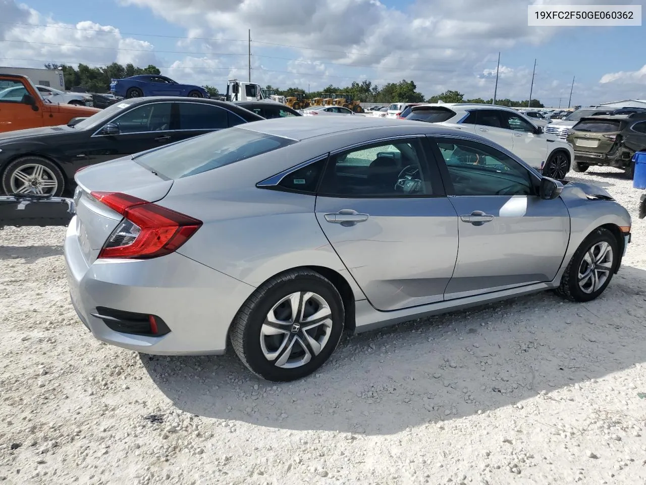 2016 Honda Civic Lx VIN: 19XFC2F50GE060362 Lot: 71954084