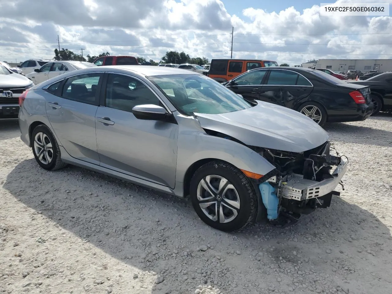 2016 Honda Civic Lx VIN: 19XFC2F50GE060362 Lot: 71954084